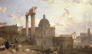 Ruins of the Roman Forum, 1859 by David Roberts