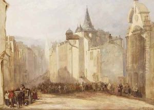 The Toll House, Edinburgh by David Roberts