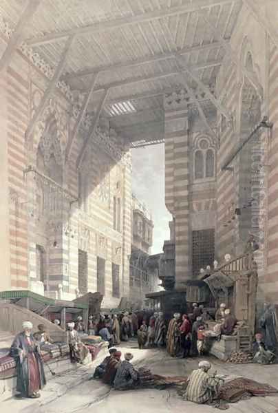 Bazaar of the Silk Merchants, Cairo, from Egypt and Nubia, Vol.3 - view 1