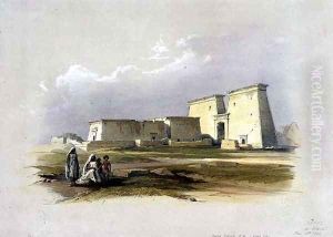 Dakke, from Egypt and Nubia, Vol.1 by David Roberts
