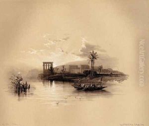 06 The Island of Philae by Sunset from David Roberts's Eygpt and Nubia by David Roberts