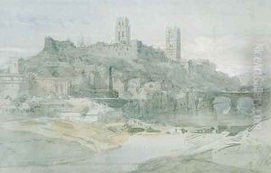 Durham, 1836 by David Roberts