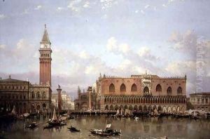 The Doges Palace, Venice, from the Bacino di San Marco, 1853