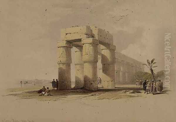 At Luxor, Thebes, Upper Egypt, from Egypt and Nubia, Vol.1 - view 1