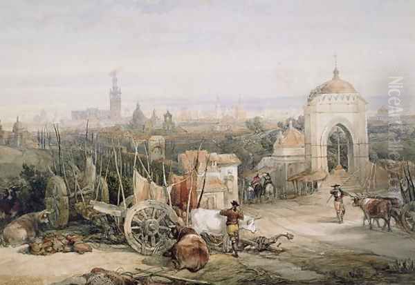 Seville from the Cruz del Campo, 1835 - view 1