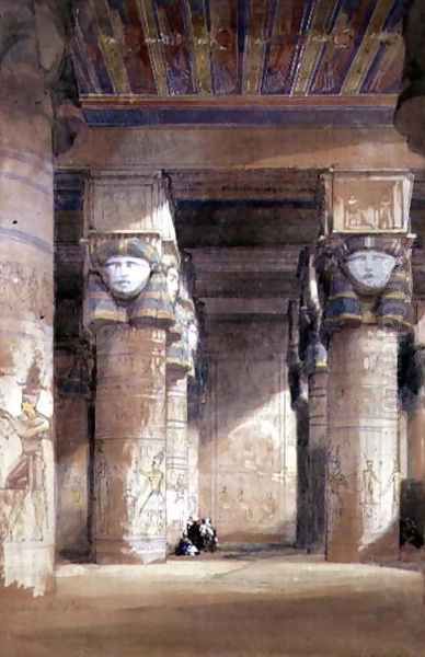 Dendera ancient Tentyris, 1838 - view 1