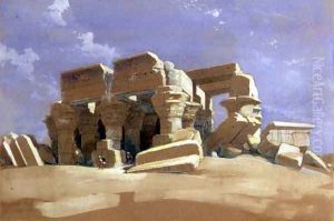 Portico of the Temple of Kom Ombo, Upper Egypt, 1838