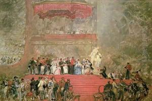 The Opening of Crystal Palace for the Great Exhibition, 1851 by David Roberts