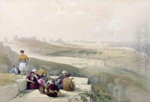 Askalon, plate 57 from Volume II of The Holy Land, engraved by Louis Haghe 1806-85 pub. 1843 by David Roberts