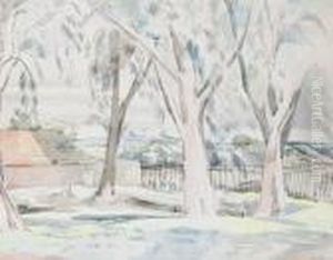 Pool In The Woods by Paul Nash