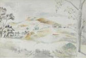 Landscape With Hill by Paul Nash
