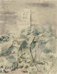 Souvenir For Russell Square by Paul Nash