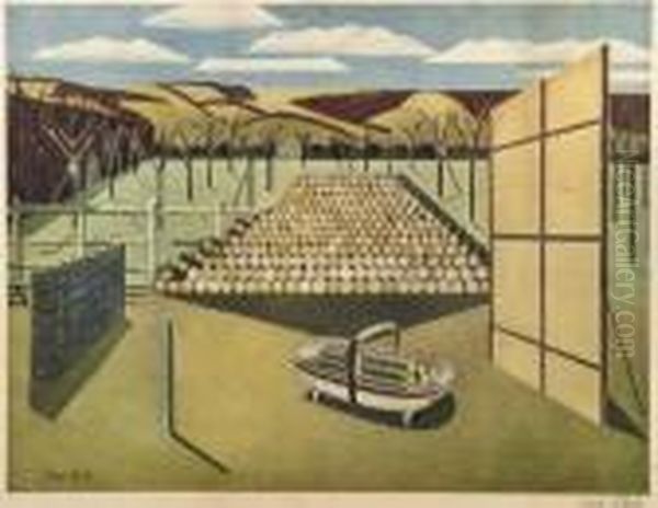 Landscape At Iden by Paul Nash