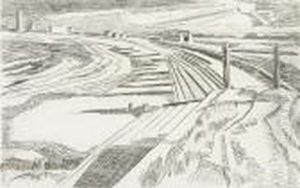 The Wall - Dymchurch by Paul Nash
