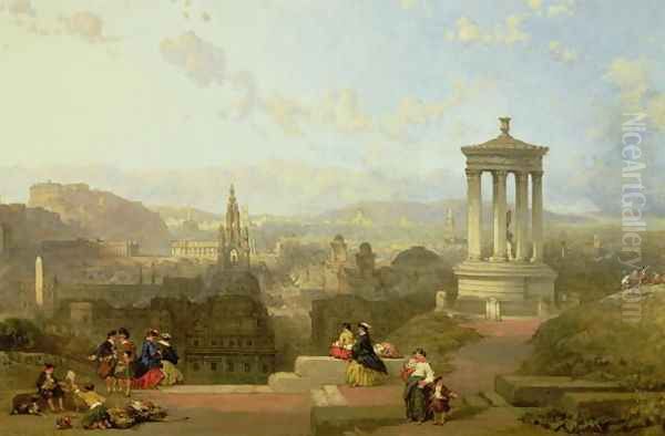Edinburgh from the Calton Hill view looking West - view 1