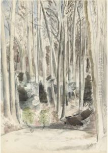Avenue, Savernake by Paul Nash