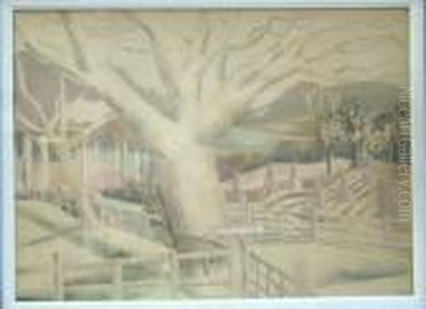 Rural Landscape With Trees. - view 1