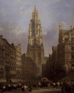Antwerp Cathedral by David Roberts