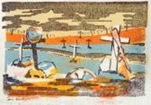 War Graveyard In Ypres by Paul Nash