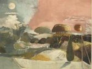 Landscape Of The Vernal Equinox (postan L24) by Paul Nash