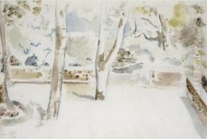 Pen Pits Before The Woods by Paul Nash