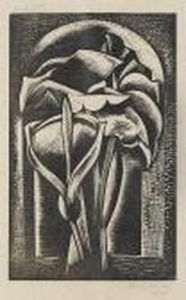 Design Of Flowers (postan W75) by Paul Nash