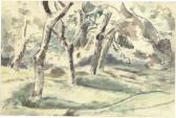 Orchard At Madams, Summer Study - view 1