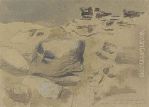 Landscape Of The Toad's Mouth Rock by Paul Nash