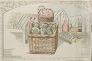 Baskets Of Vegetables by Paul Nash