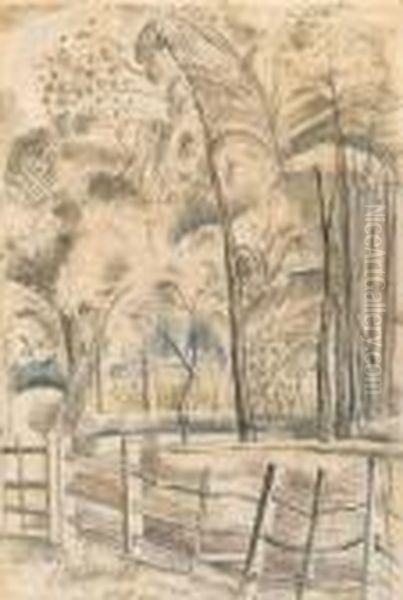 Study In Pale Tones; The Pond At Iden - view 1