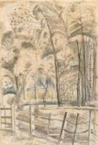 Study In Pale Tones; The Pond At Iden