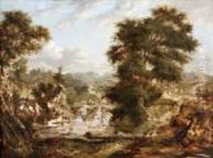 Paysage A La Cascade by Alexander Nasmyth