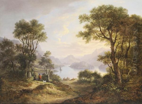 Loch Achray In The Trossachs - view 1