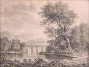 A Bridge In The Highlands by Alexander Nasmyth