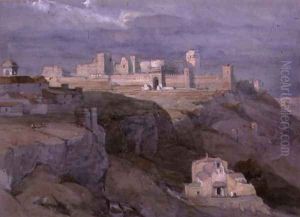 The Alcazar of Carmona, Andalusia by David Roberts