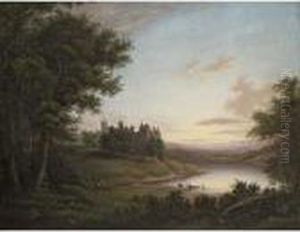 Linlithgow Palace Looking West by Alexander Nasmyth