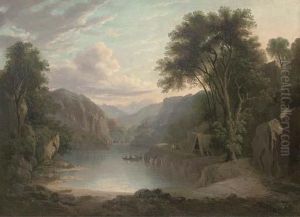 Crossing The River by Alexander Nasmyth