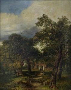 Country House From Garden by Patrick, Peter Nasmyth