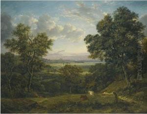 View Of Greenwich, From Charlton Wood, Near Woolwich by Patrick, Peter Nasmyth