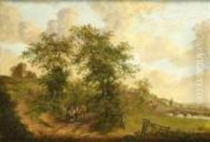 Landscape With Carter And Horses Landscape With Carter And Horses