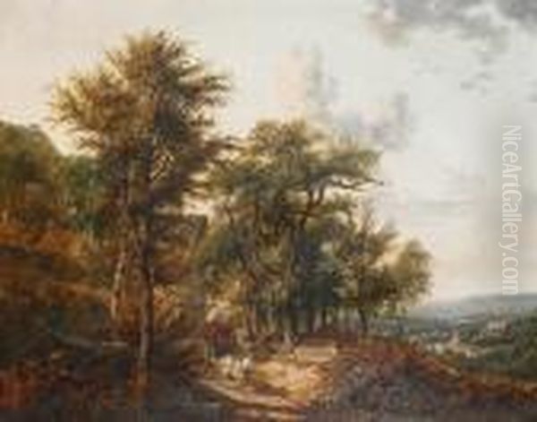Coach On A Hillside Track - view 1