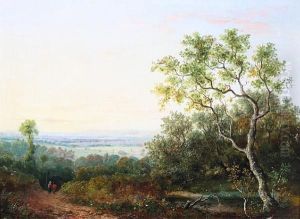 Figures On A Country Lane