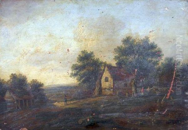 Figures Before Homestead - view 1