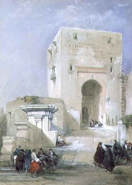 The Gate of Justice, Entrance to the Alhambra, 1833 - view 1