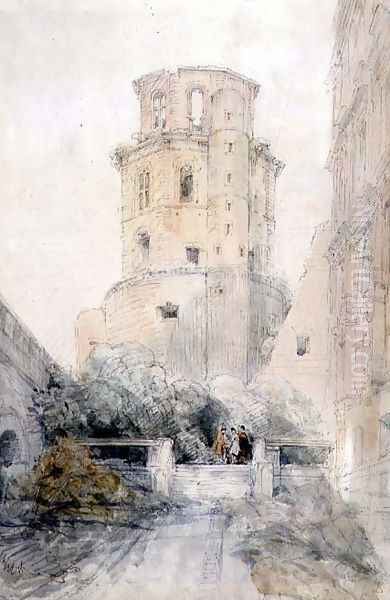 Tower at Heidelberg, c.1830 - view 1