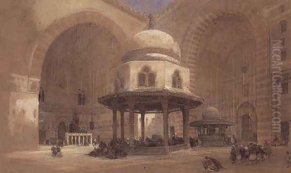 The Mosque of the Sultan Hassan, Cairo, 1839 - view 1