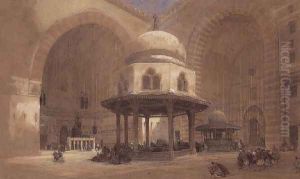 The Mosque of the Sultan Hassan, Cairo, 1839 by David Roberts