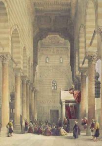 Interior of the Mosque of the Metwalys, Cairo, from Egypt and Nubia, Vol.3 by David Roberts