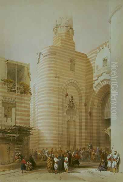 The gate of the Metwalis, or Bab Zuweyleh, Cairo - view 1