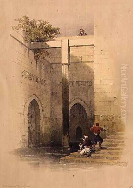 The Nileometer on Al-Rawdah Island, Cairo, from Egypt and Nubia, Vol.3 - view 1
